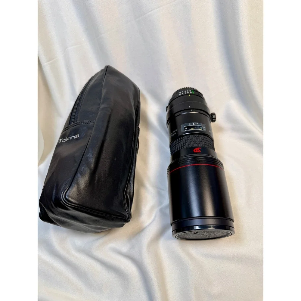 Tokina AT-X AF 400mm f5.6 SD Close Focus Lens for Nikon AF Mount with Case